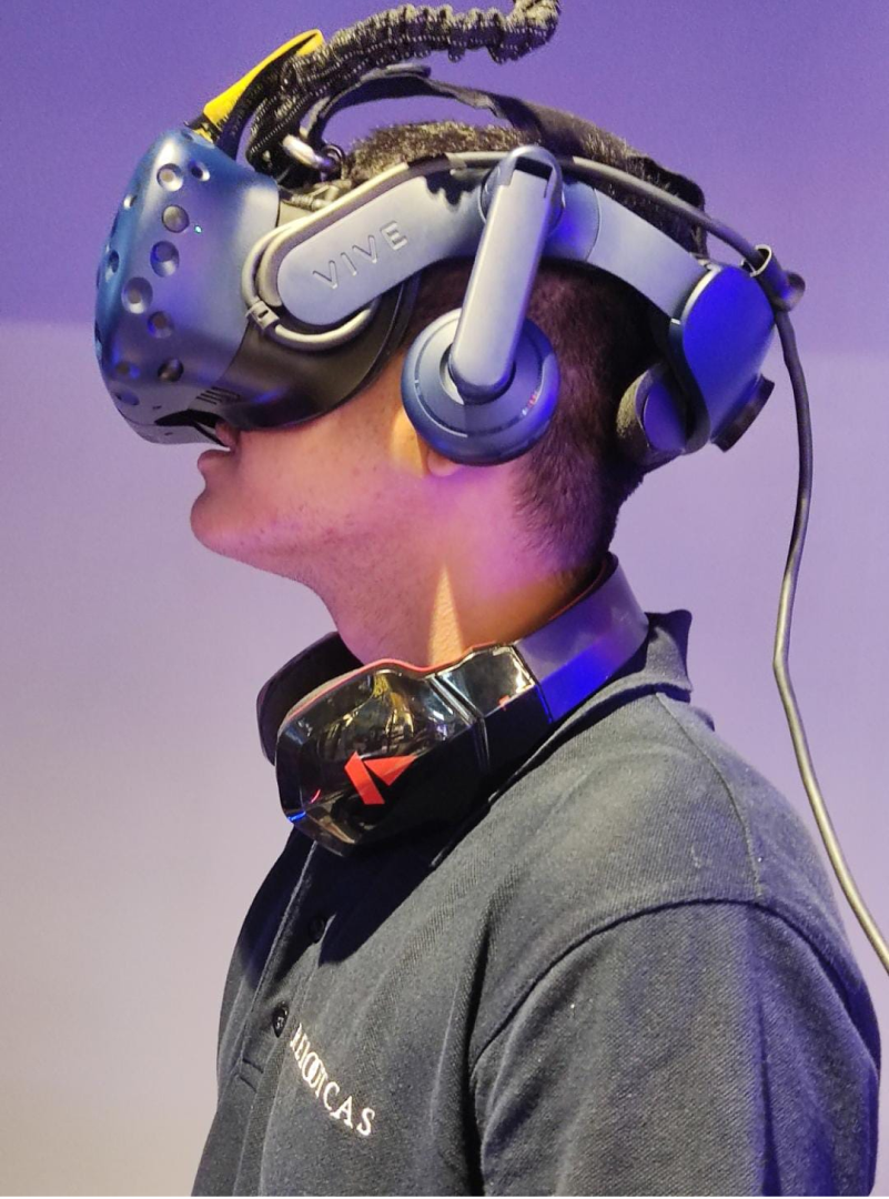 Gaurav Mali - Creative Developer with VR headset